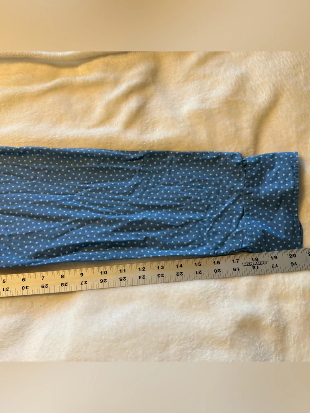 J. Crew Blue Star Cotton Button-Up Shirt Size Large